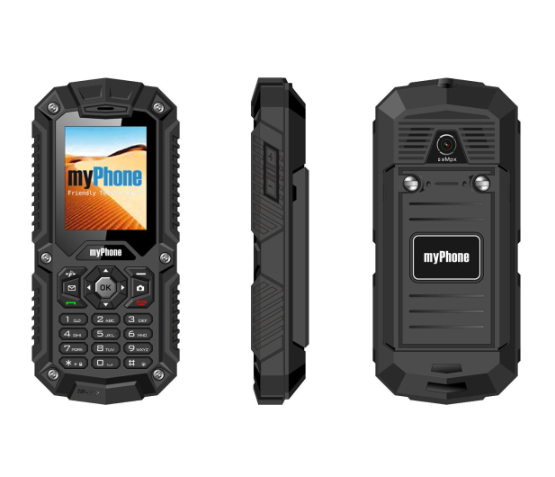 myPhone HAMMER czarny - 183446 - zdjęcie